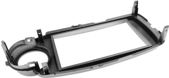 Toyota Yaris 2011 2020 Car Screen Audio System Touch 9" Inch Silver Toyota Android Mounting Frame Fascia Car Radio Panel Dash Factory Type Plastic Frame