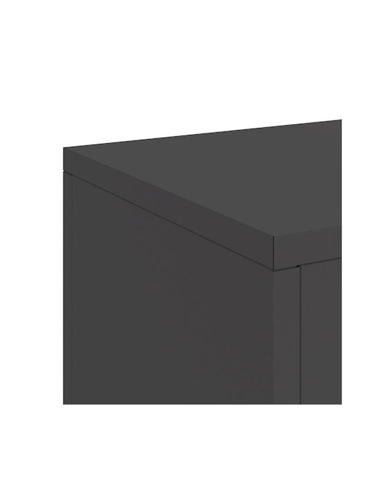 vidaXL Set 2 Töpfe Metall Black