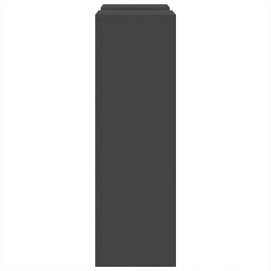vidaXL Set 2 Töpfe Metall Black