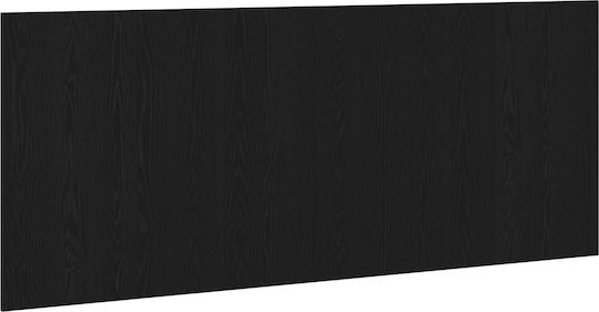 vidaXL Wooden Bed Headboard Black Oak 200x80cm