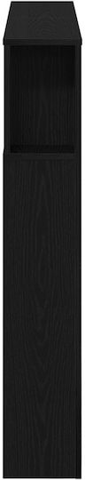 vidaXL Wooden Bed Headboard Black Oak 120x103.5cm