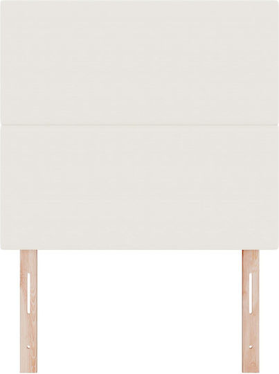 vidaXL Stoff-Kopfstütze für Betten Beige 100x88cm
