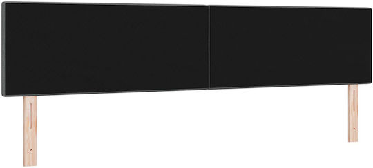 vidaXL Cap de pat din Material Textil Gri 200x7x88cm