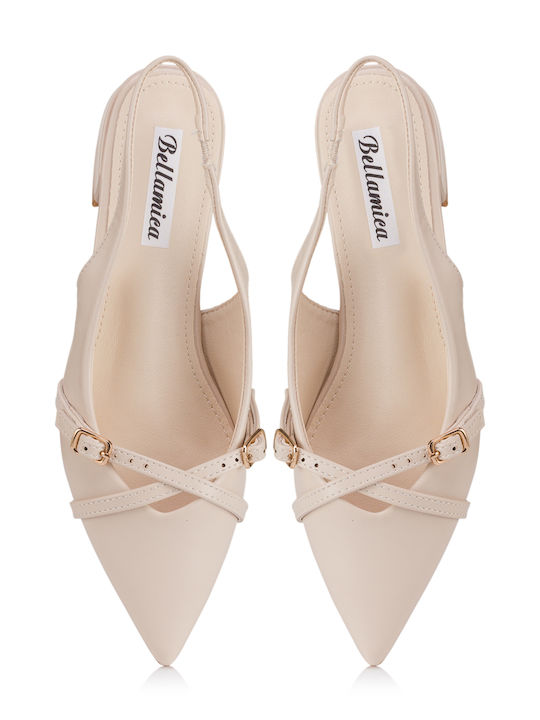 Spitze Zehe Pumps Beiges