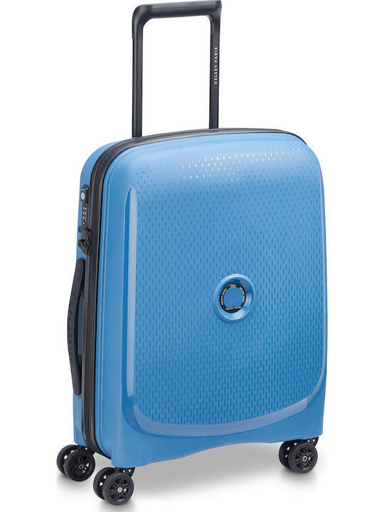 Delsey Belmont Plus Βαλίτσα Ταξιδίου Καμπίνας Σκληρή Zinc Blue με 4 Ρόδες Ύψους 55εκ.