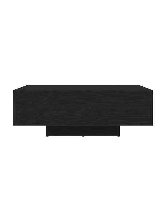 Masa Centrală Rectangulară Din Lemn Stejar Negru L85xL55xÎ31cm