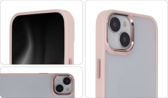 TectoShield Umschlag Rückseite Metallisch Rosa (iPhone 12 / 12 Pro)