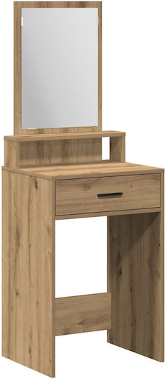 Τουαλέτα Κρεβατοκάμαρας Ξύλινη Artisan Oak με Καθρέπτη 50x41x140εκ.