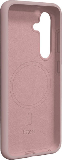 Etteri Задна корица Силикон / Закалено стъкло Розов (Galaxy S25)
