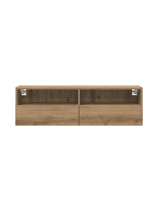 TV-Ständer aus Eichenholz M100xT30xH30cm