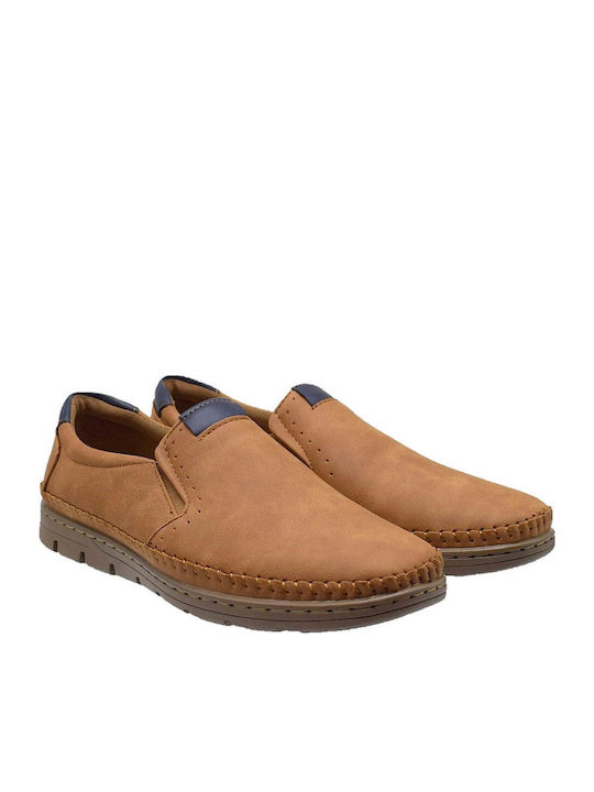 Men's Synthetic Leather Moccasins Black
