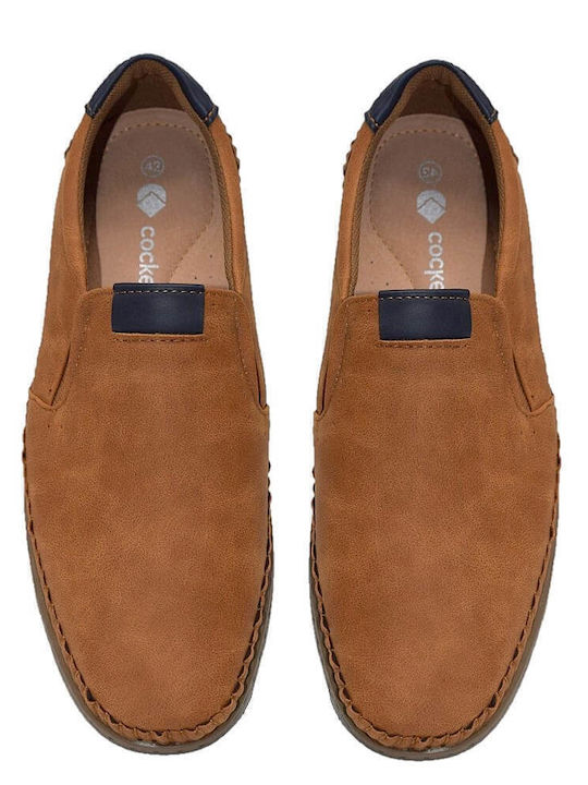 Men's Synthetic Leather Moccasins Black