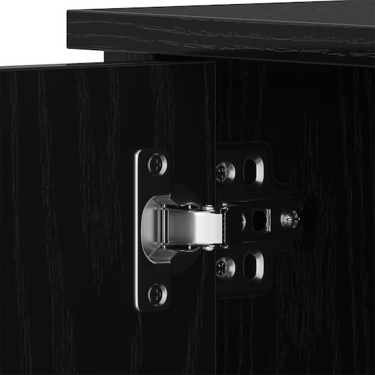 Black Oak TV Stand L80xD40xH50cm