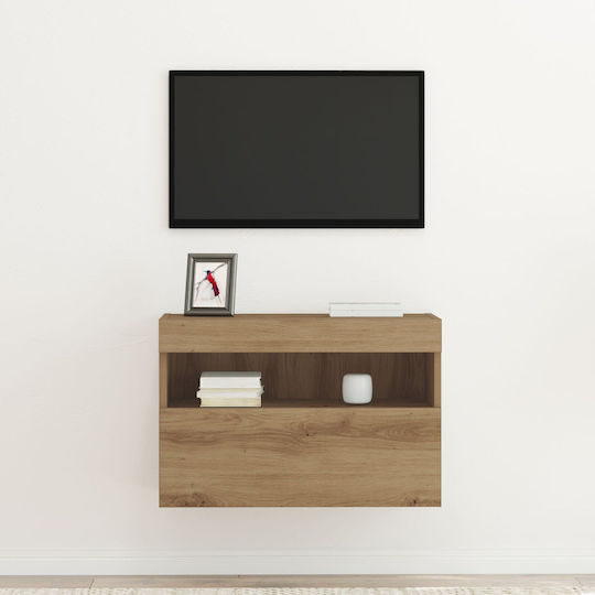Stand TV Cu Iluminare LED Artisan Oak L60xA30xÎ40cm