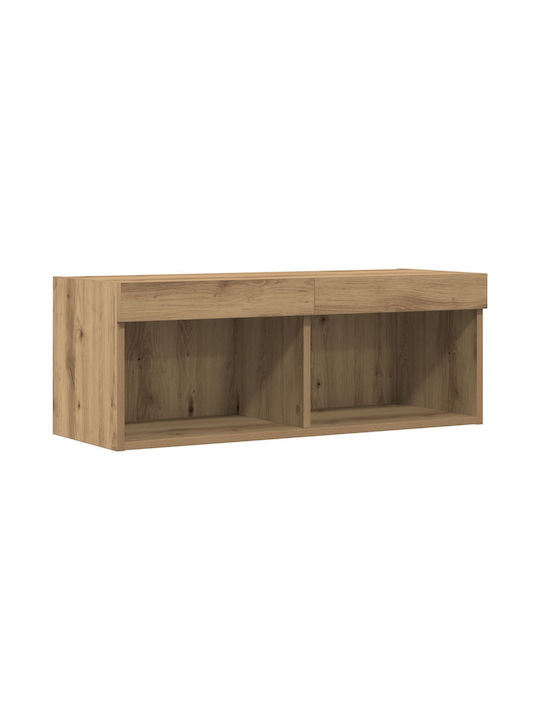 TV-Ständer mit LED-Beleuchtung Braune M80xT30xH30cm