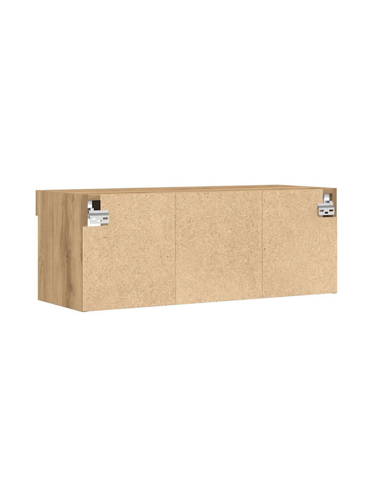 TV-Ständer mit LED-Beleuchtung Braune M80xT30xH30cm