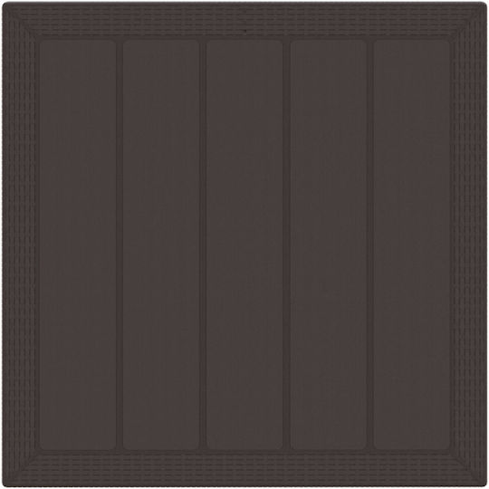 Outdoor Armchair Plastic Coffee 3pcs
