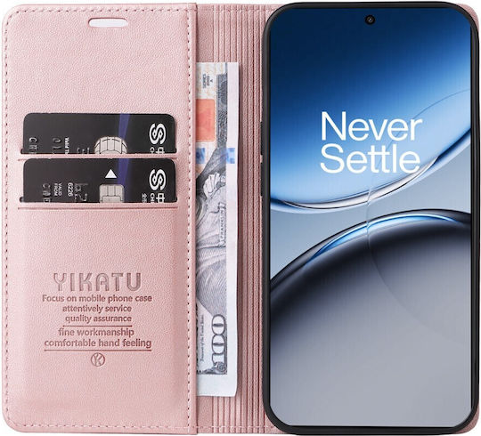 Yikatu Buchen Sie Synthetisches Leder / Silikon Rose Gold (OnePlus Nord 4)