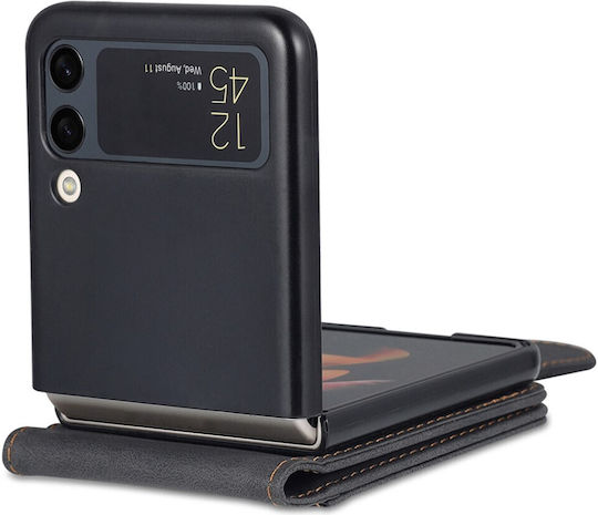 Mad Mask Wallet Leather / Synthetic Leather / Plastic Black (Galaxy Z Flip4)