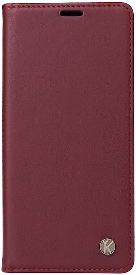 Yikatu Book Δερματίνης / Σιλικόνης Μπορντό (Oppo Find X8 Pro)