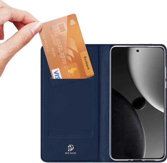 Dux Ducis Skin Pro Series Book Synthetic Leather / Silicone Blue (Xiaomi 15 Ultra)