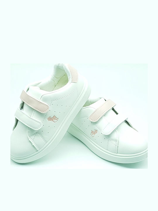 Kids Sneakers with Scratch White