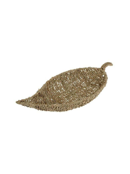 Platou Decorativ Metalic Bej 1buc 46x20x6buc
