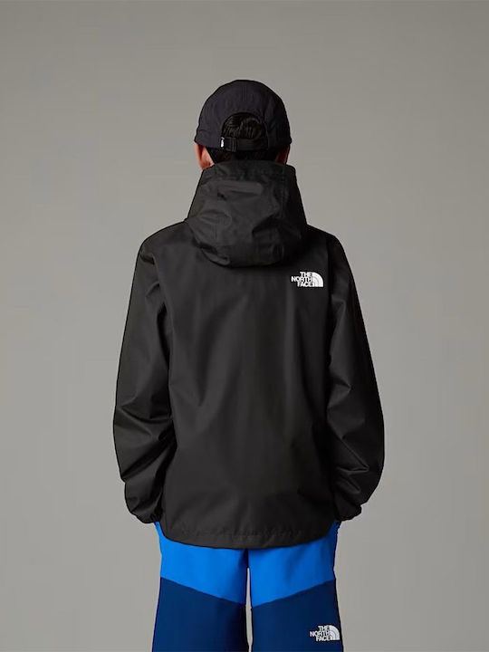 Kids' Sports Jacket with Hood Black