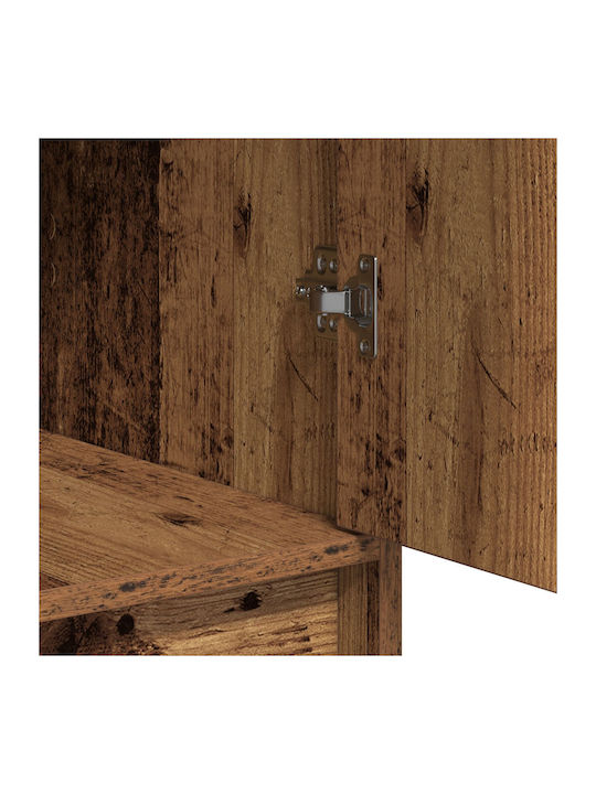 Sideboard Wooden with Drawers Old Wood 40x41x75cm