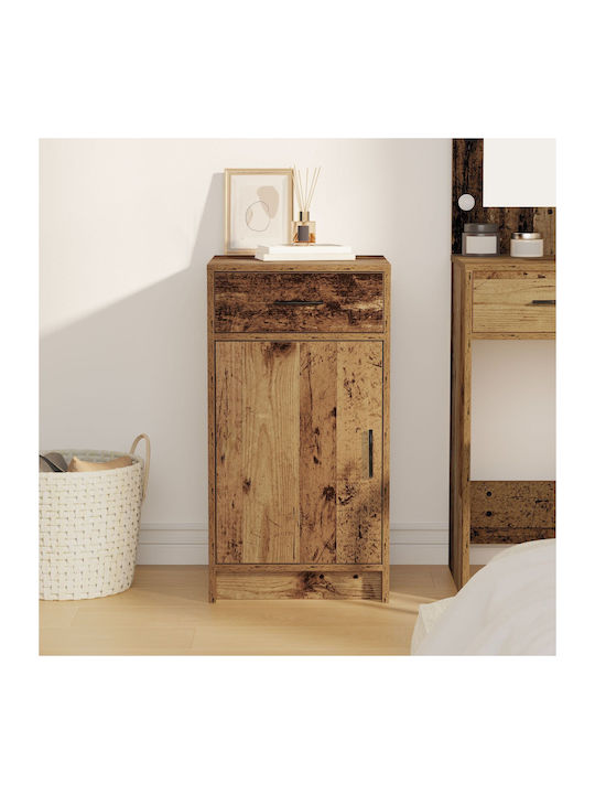 Sideboard Wooden with Drawers Old Wood 40x41x75cm