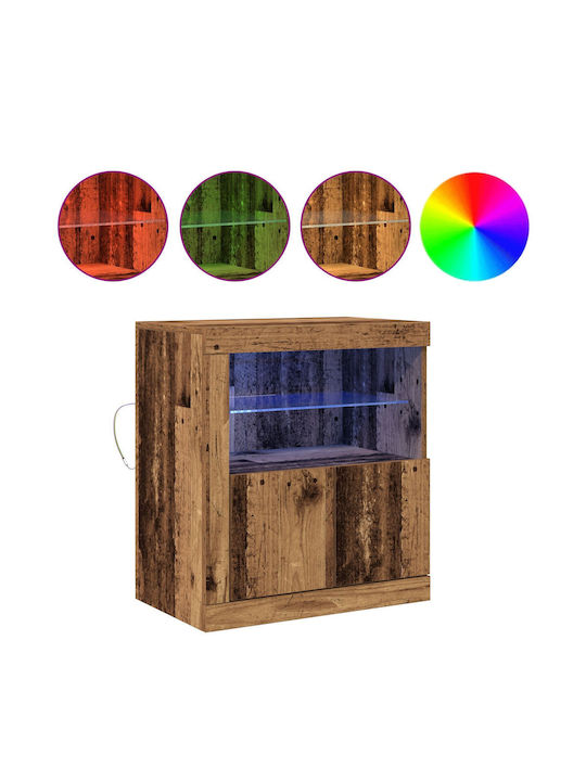 Sideboard made of Solid Wood Old Wood 60.5x37x67cm