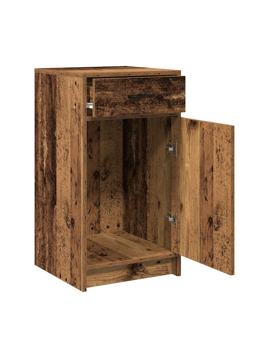Sideboard Wooden with Drawers Old Wood 40x41x75cm