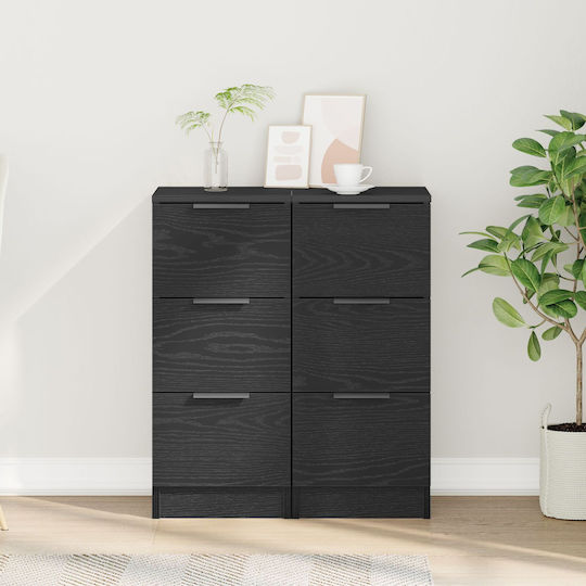 Μπουφές mit Schubladen Black Oak 30x30x70cm