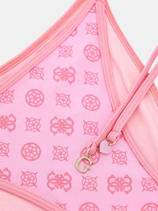 Bikinihosen Slip mit Schnürung Rosa