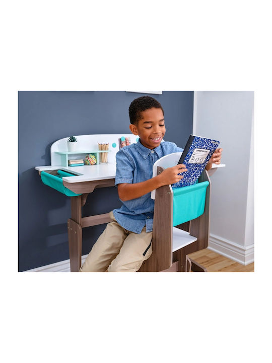 Kids Desk Brown 110x55.25x65cm