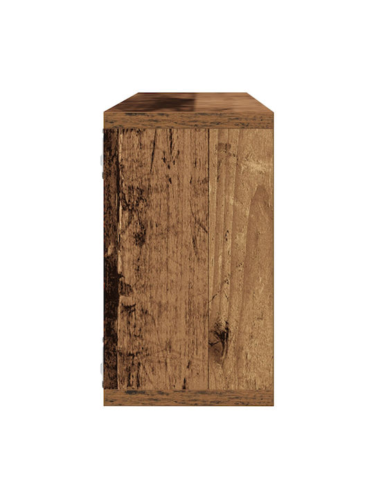 Ράφια Τοίχου Brown (2τμχ) 80x15x26εκ.