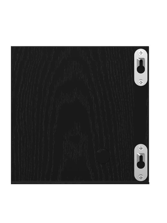 Shelf Wall Black Oak 75x18x18cm