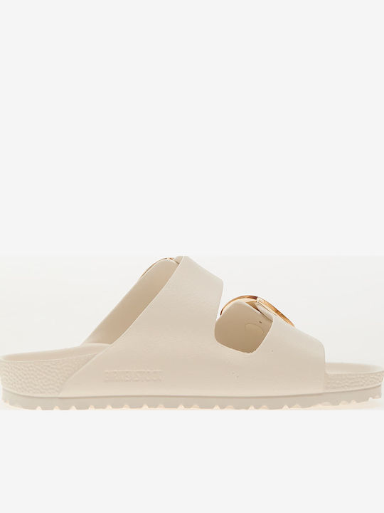 Arizona Big Buckle Flip Flops in Sandal Style in White Colour