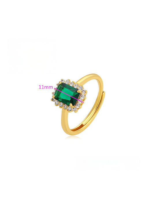 Chrysothemiss Damen Ring mit Zirkonia Vergoldet