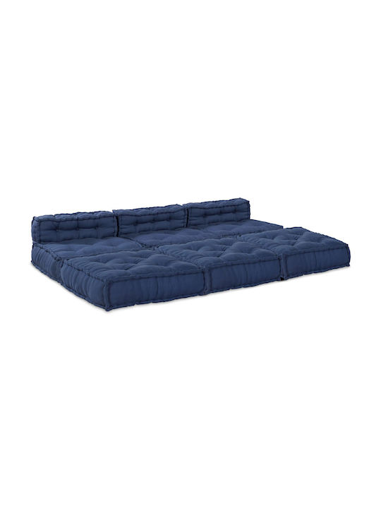 Πολυμορφικός Πουφ Καναπές Indigo 70x70x36cm