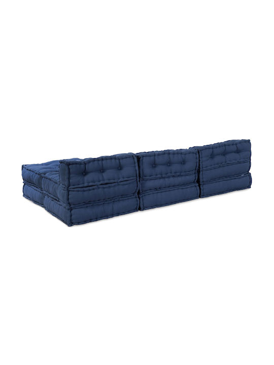 Πολυμορφικός Πουφ Καναπές Indigo 70x70x36cm