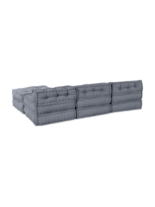 Bean Bag Chair Waterproof Grey 70x70x36cm