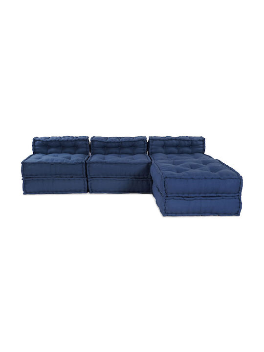 Πολυμορφικός Πουφ Καναπές Indigo 70x70x36cm