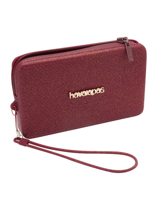 Damen Necessaire Plus in Burgundisch Farbe 17cm
