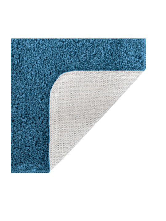 vidaXL Non-Slip Bath Mat 4019843 Blue 60x90cm