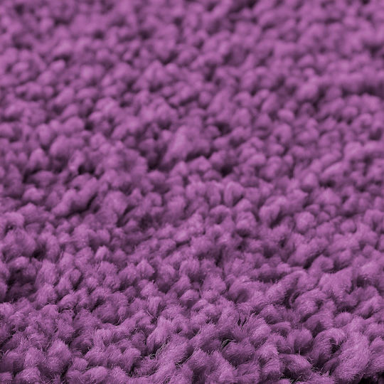 vidaXL Antiderapant Covoraș de Baie Microfibra 4019842 Purple 60x90buc