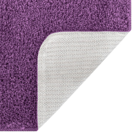 vidaXL Non-Slip Bath Mat 4019832 Purple 50x80cm