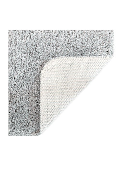 vidaXL Αντιολισθητικό Σετ Πατάκια Μπάνιου Microfiber 4019855 Γκρι 2τμχ