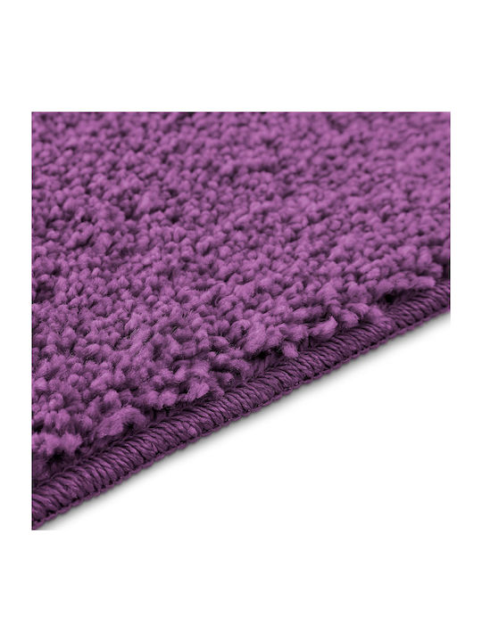 vidaXL Antiderapant Covoraș de Baie Microfibra 4019842 Purple 60x90buc