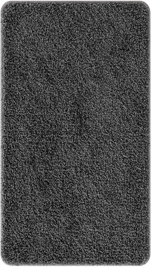 vidaXL Non-Slip Bath Mat Microfiber 4019844 Dark Grey 70x120cm